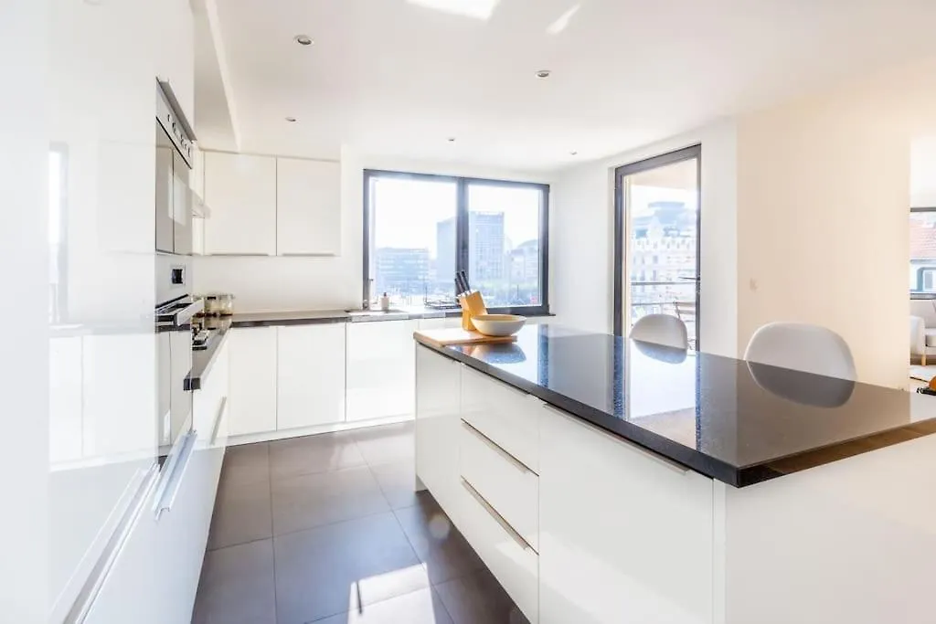 Private Penthouse With Unique View - Central Antwerpia Apartament